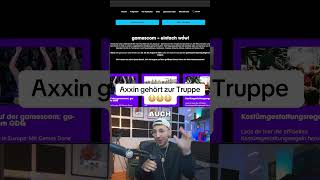 Axxin gehört zur Truppe auf der Gamescom #gamescom #creator #shorts
