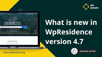 What is new in WpResidence version 4.7 theme update