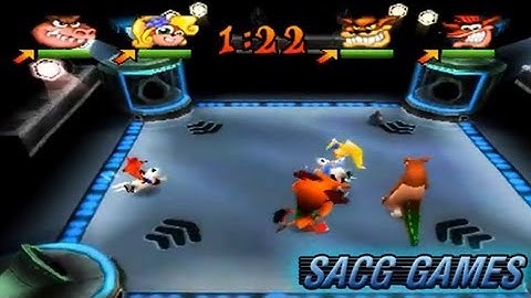 Crash Bash - Manic Panic in Crash Ball (Crystal Challenge)