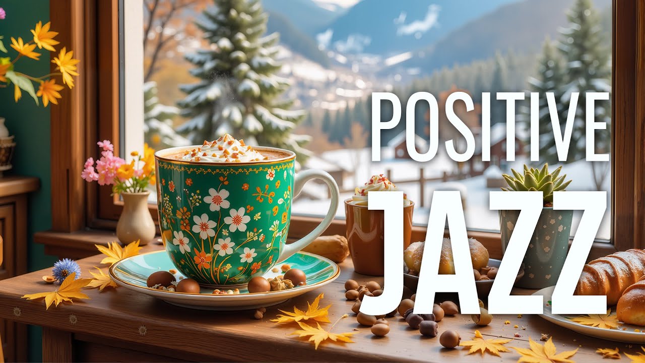 Happy November Morning Jazz ⛄ Positive Coffee Jazz Music & Bossa Nova Piano for Focus and Relaxation