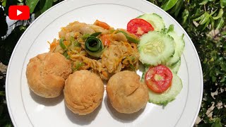 Broad Beans and Salt-fish w. Fried Dumplings | JAMAICAN BREAKFAST