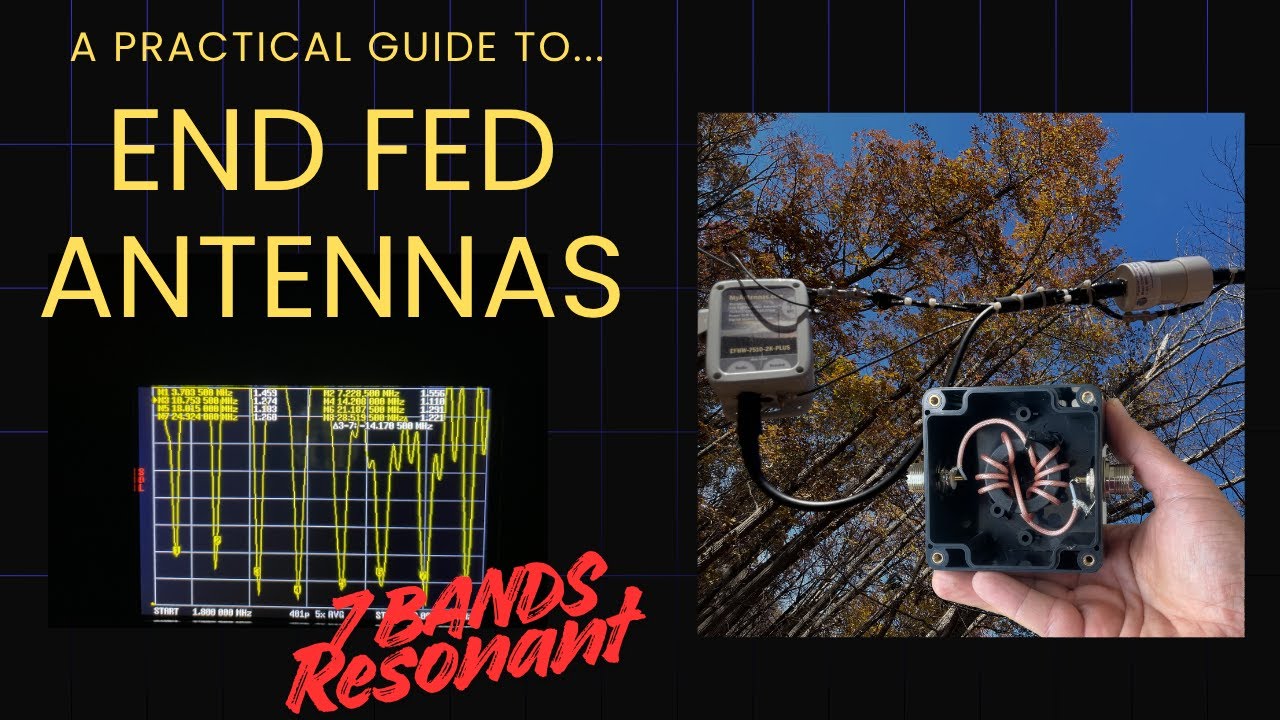 Полное тестирование и настройка 7-диапазонной EFHW-радиостанции 80-10 м.