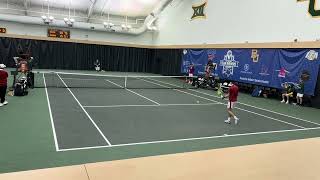 Louis Bowden gets singles win against Wisconsin  screenshot 4
