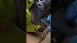 The problem with chisel corners when cutting paper (grind it down)