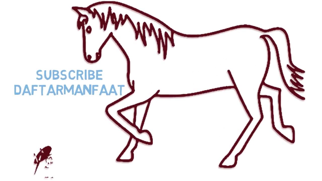how to draw a horse step by step for beginners - YouTube