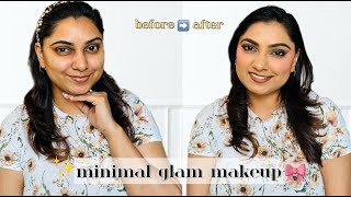 *Minimal Glam* makeup 🌸 for summers 🌞 using NEW products | LilMissPatty