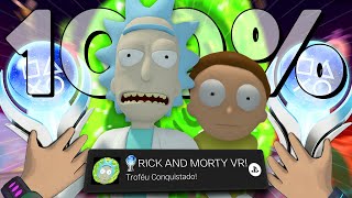 EU FIZ 100% DE RICK AND MORTY VR... E FOI BIZARRO