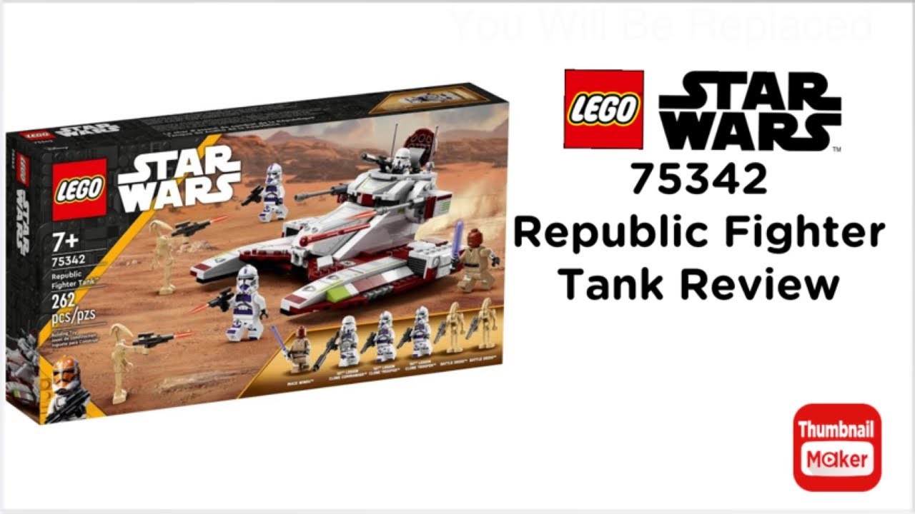 my lego 75342 Republic Fighter Tank review - YouTube