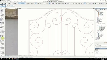Archicad tutorial: how to make an wrought iron gate