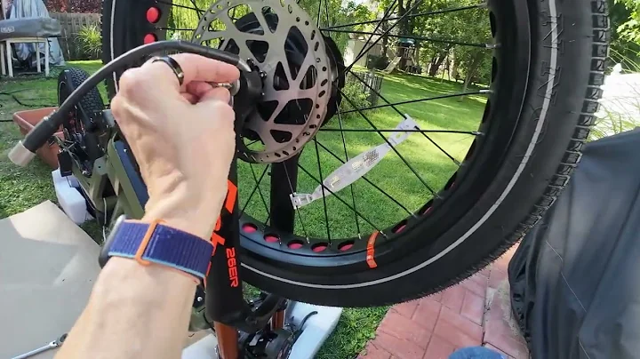 Eahora Romeo Pro II front wheel installation