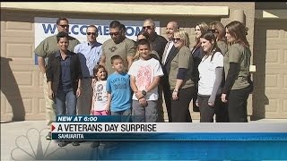 Southern Arizona veteran surprised with free house