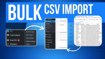Bulk CSV-import van aangepaste ACF-berichttypen in WordPress | ACF-velden importeren in CSV