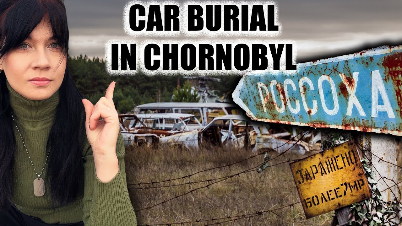 RARE VIDEO - ABANDONED CARS IN CHERNOBYL, RASSOHA CEMETERY 2010