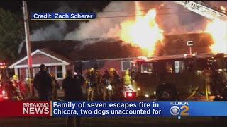 Crews Battle Chicora House Fire