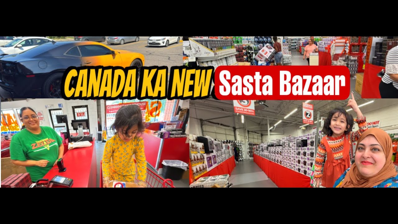 Canada Ka Sasta Bazaar | Summer Warehouse Sale in Canada | Pakistani Single Mom Canada Daily Vlogs