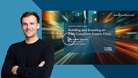 Building and Ensuring an ESG-Compliant Supply Chain | Integrity Next at Manufacturing Summit 2025