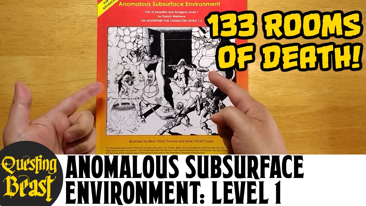 Anomalous Subsurface Environment Level 1: OSR DnD Megadungeon Review