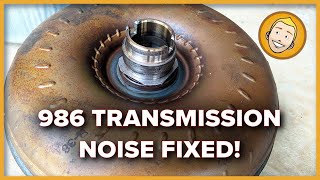 986 Tiptronic Boxster Transmission Noise FIXED!