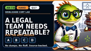 AB-730 Hard Practice Question #17 #shorts