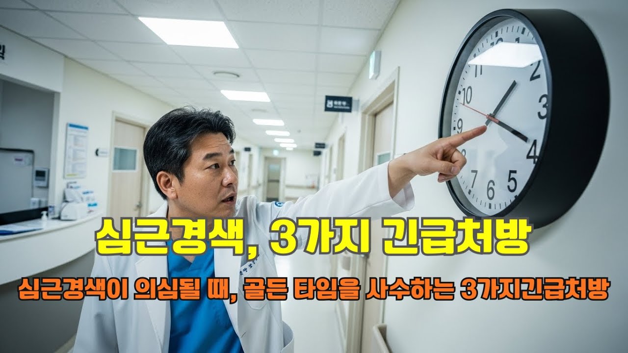 "가슴이 쥐어짜듯 아프다면? 당장 '이것'부터 하세요 (생명을 살리는 3가지)"