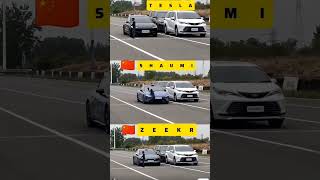 Tesla vs. Xiaomi vs. Zeekr: The Ultimate AEB Emergency Braking Test!  #heavyduty #trucker