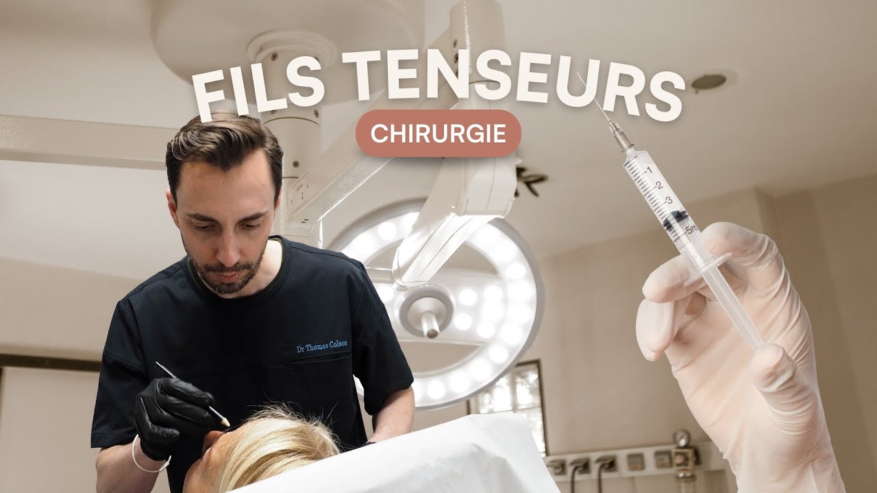 Rehausser le visage en douceur les fils tenseurs