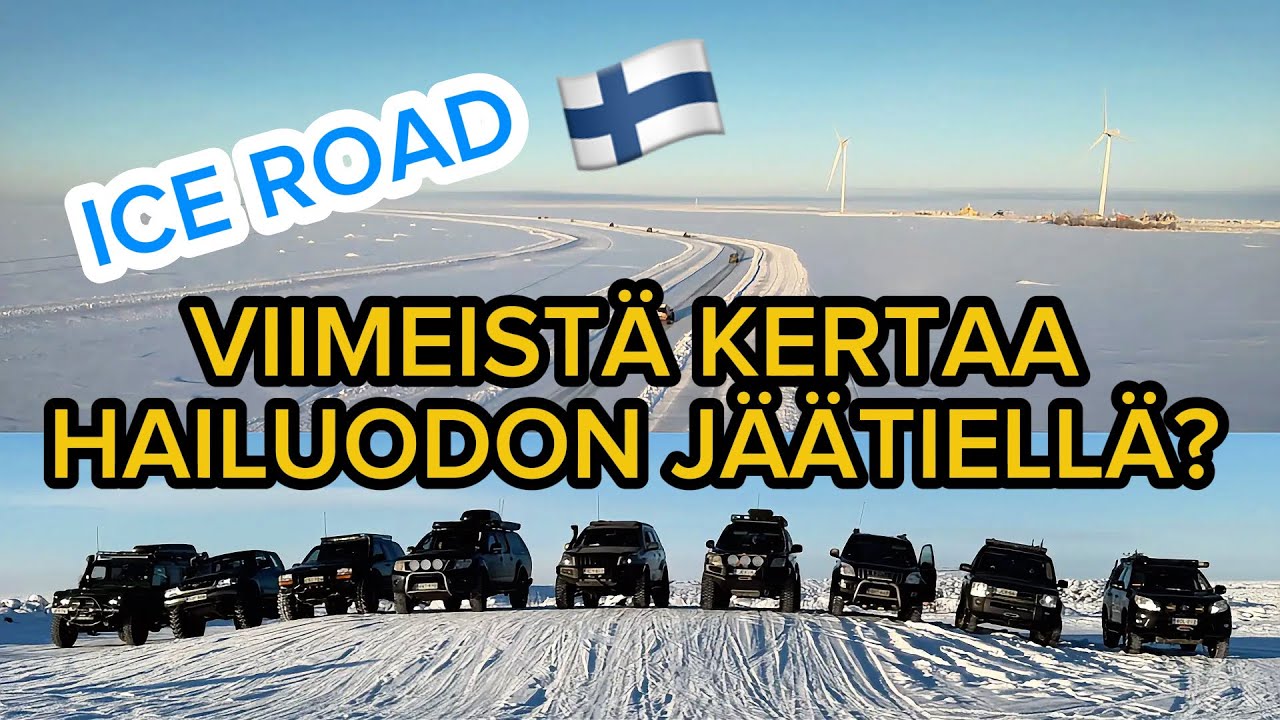 HAILUODON JÄÄTIE SULJETAAN? VIIMEISET KULKIJAT?