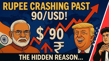 The Hidden Reason Behind Rupee Falling to 90 per Dollar | Is Crisis Near? Dr. Ankit Shah Explains