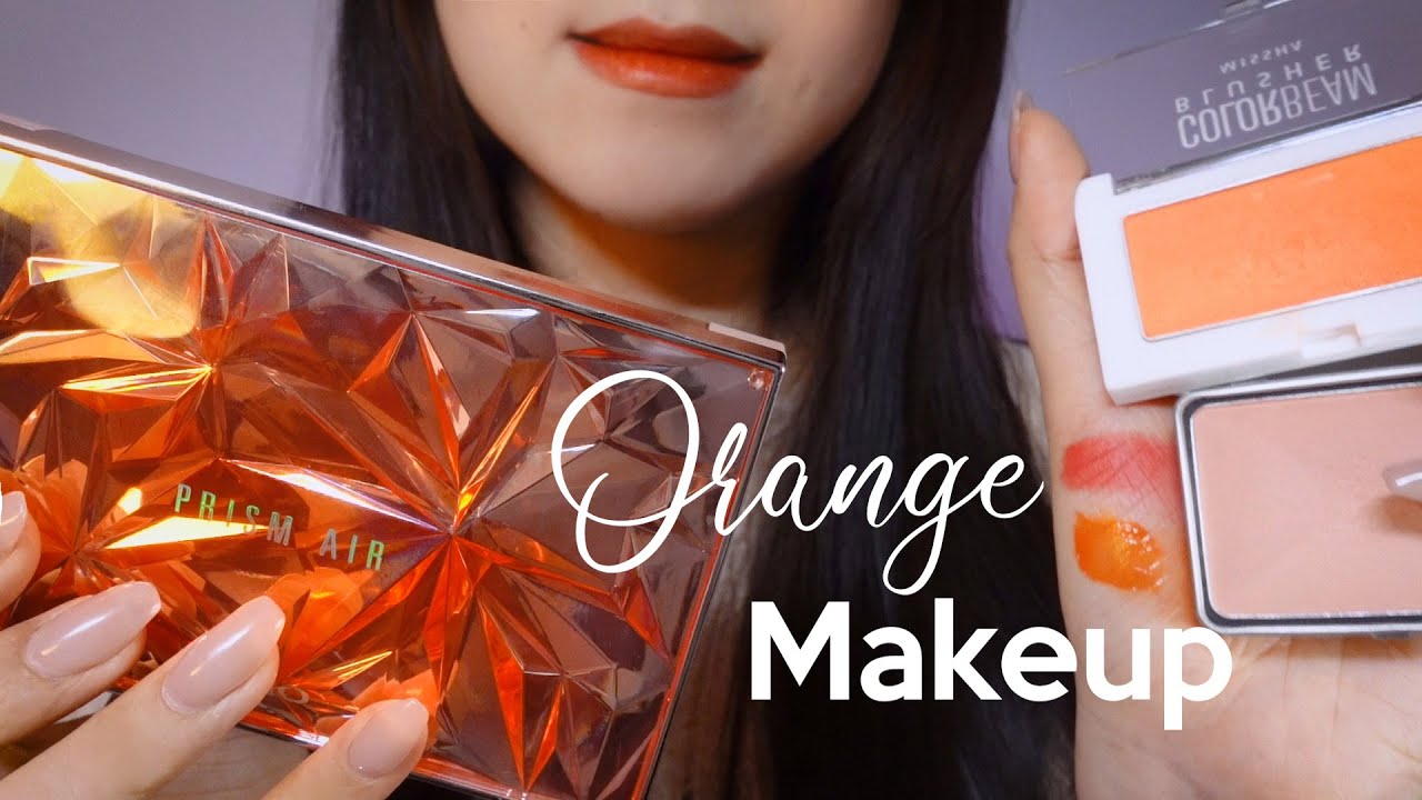 ASMR Slowly Doing Your Makeup with 🍊| Personal Attention (No Talking ...