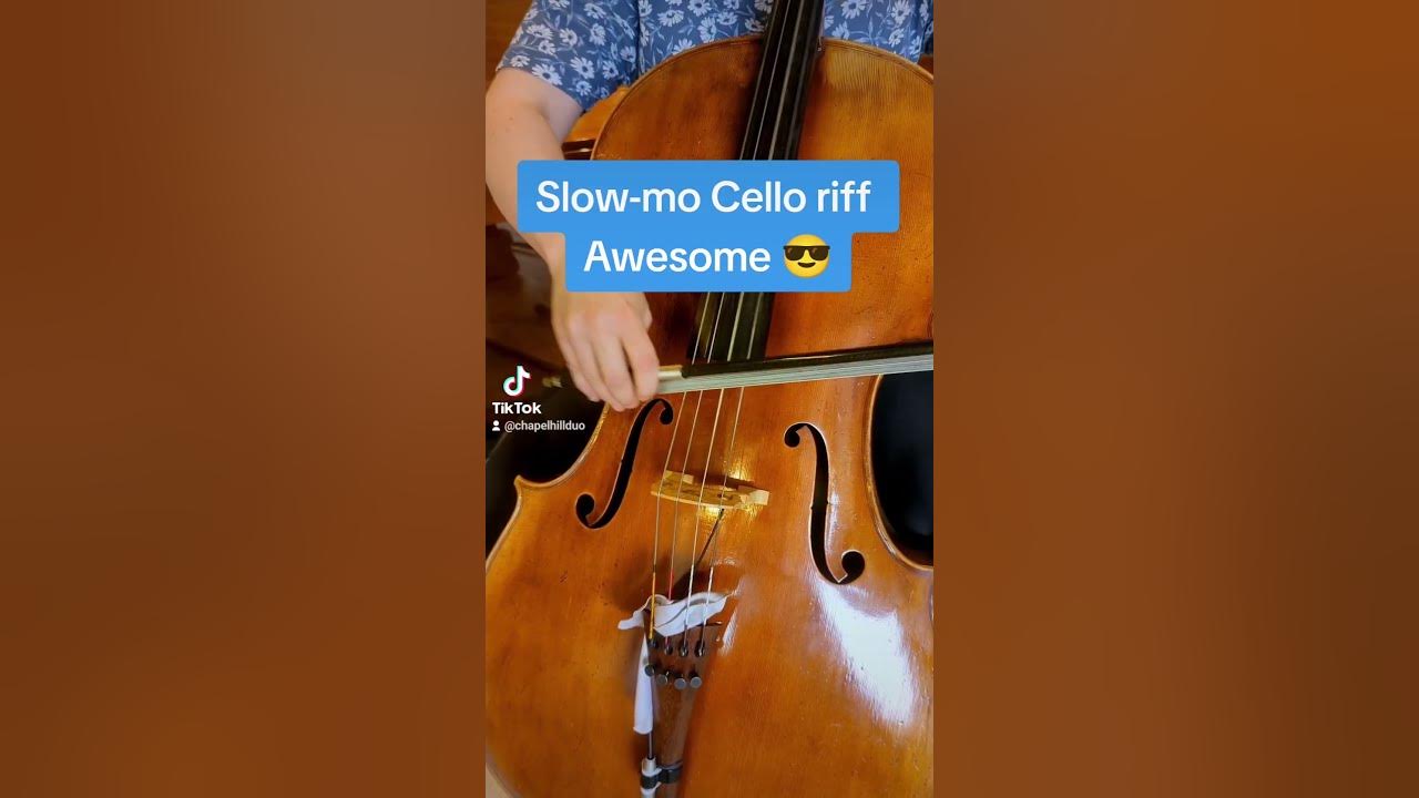 Slow-mo Cello Riff ๐ Slow-mo Cello Riff ๐