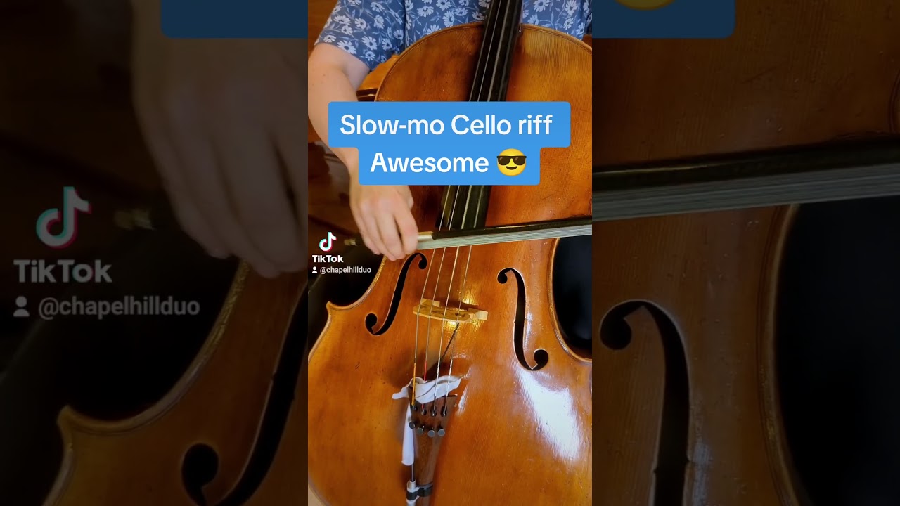 Assista a Slow-mo Cello Riff 😎 no YouTube Assista a Slow-mo Cello Riff 😎 no YouTube