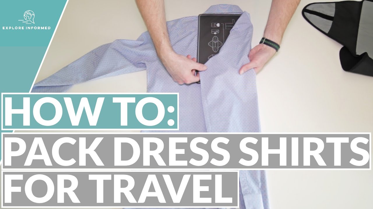 how to pack dress shirts