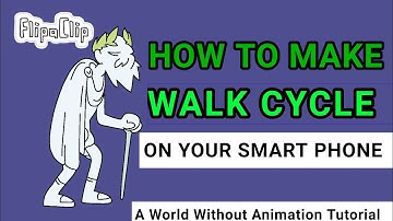 How to make Walk Cycle Animation on Flipaclip (AWorldWithout Animations Tutorials)