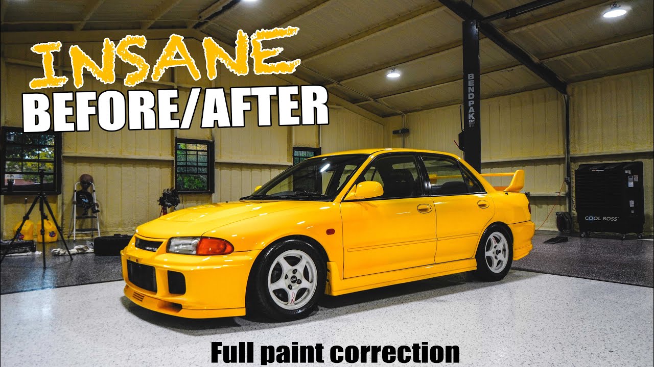 EVO III gets an INSANE Paint Correction! (CRAZY BEFORE & AFTER)
