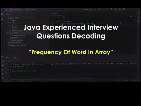 Java Interview: Find