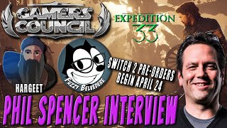 NEW Phil Spencer Interview! HARGEET CHANI | Fuzzy Belvedere | WEBDAVE
Join WEBDAVE & HARGEET CHANI on the Gamers Council Podcast as we talk about the Hot Gaming Topics of the day and We Want You to jump in on the conversation! Chat with us and be a big part of the show!
BECOME A COUNCIL MEMBER! Only $1 to get tons of custom emojis.
Sundays 6PM CST / 7PM EST
#xbox #gaming #gamerscouncil
ORDER MERCH FROM THE SHOW
https://my-store-dee03f.creator-spring.com/listing/the-council-november-2024
- Special Guest: Fuzzy Belvedere - Co-Host of Pixelated Echoes
X / Twitter: https://twitter.com/Fuzzy_Belvedere
YouTube: https://www.youtube.com/@FuzzyBelvedere
YouTube: https://www.youtube.com/@PixEcho
- Co-Host: Hargeet Chani - Co-Host of Gamers Talk Live
YouTube: https://www.youtube.com/@Fonz_Gaming
YouTube: https://www.youtube.com/hargeetchani1
Hargeets Emergence Book: https://shop.chani.us/
Discord: hchani
- WEBDAVE Host of Gamers Council and Outbreak Gamers
X / Twitter: https://twitter.com/webdave
BlueSky: https://gamerscouncil.bsky.social
David Anthonys Gamer Tag: WEBDAVE
AD SPOT:
NerdPropellants Etsy Store Gaming Art
Etsy: http://nerdpropellant.etsy.com
20% off Nerd Propellant ETSY store using code GAMERSCOUNCIL
Subscribe To This YouTube Channel
BECOME A COUNCIL MEMBER ///
Join this channel to get access to perks:
https://www.youtube.com/channel/UCA7l5oBj3HvmjJdK6HpheeQ/join
CLICK HERE FOR AUDIO ONLY
Spotify for Podcasters
https://podcasters.spotify.com/pod/show/gamerscouncil
podcasters.spotify.com/pod/show/gamerscouncil
GAMERS COUNCIL website:
https://linktr.ee/gamerscouncil
Email us at: outbreakpodcast@gmail.com
Order Outbreak Gamers T-shirts & Cool Stuff!
https://my-store-dee03f.creator-spring.com
https://www.teepublic.com/user/outbre...
Help Support Us By Joining Our Patreon:
https://www.patreon.com/outbreakpodcast
GAMERS COUNCIL Intro Video & Logos Created By Shaun Labrie
Contact Info: https://twitter.com/shaunlabrie
Portfolio Website: https://shaunlabrie.wixsite.com/portfolio
Filmed On Location at: OUTBREAK STUDIO
We Use StreamYards for Live Streaming
StreamYard is the best way to live stream and Its SO Easy !!!
Want to create live streams like this? Check out StreamYard: https://streamyard.com/pal/d/5878282612899840 NEW Phil Spencer Interview! HARGEET CHANI | Fuzzy Belvedere | WEBDAVE