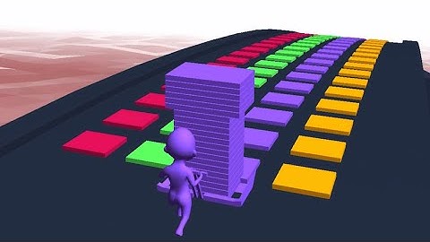 Stack Colors 🎈🌈🔥 Very Satisfying And Relaxing ASMR Sounds Gameplay