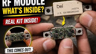 What's Inside This RF Module? Brass & Silver Recovery Explained | Electronic Scrap Value