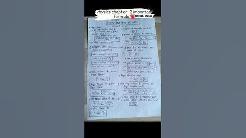 class 12 chapter 2 formula sheet #youtube short ##youtube shorts @Abu hanjala-f5t