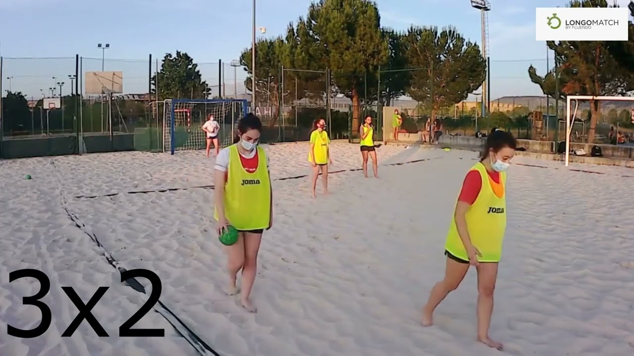 ⚔️Estrategias de Ataque⚔️ en Balonmano Playa: Dominio del 2x1 y 3x2 en Espacios Amplios