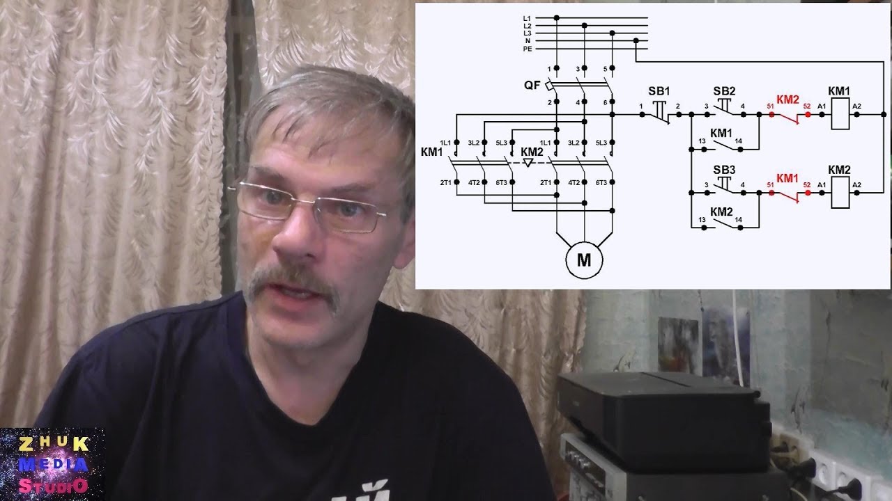 ⁣Схемы управления магнитным пускателем