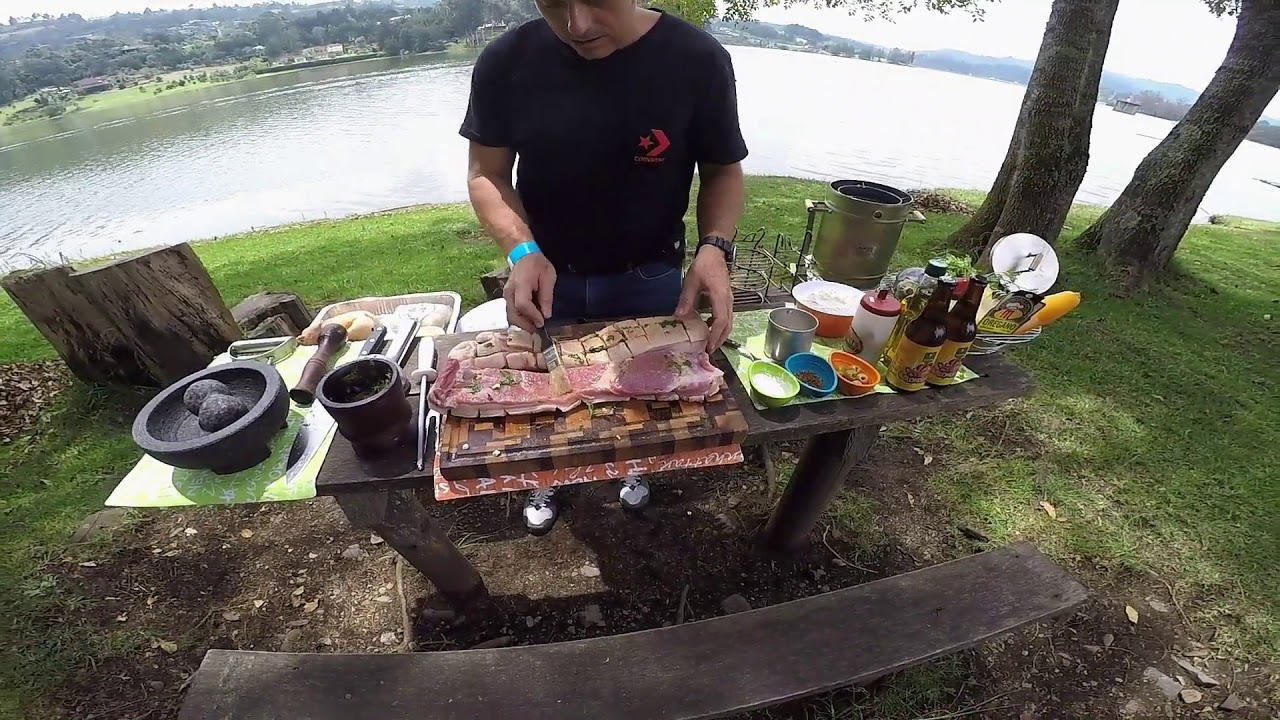 Cómo hacer chicharrón ( tocino ) al barril | Estilo Kuipers Parrilla | Asados