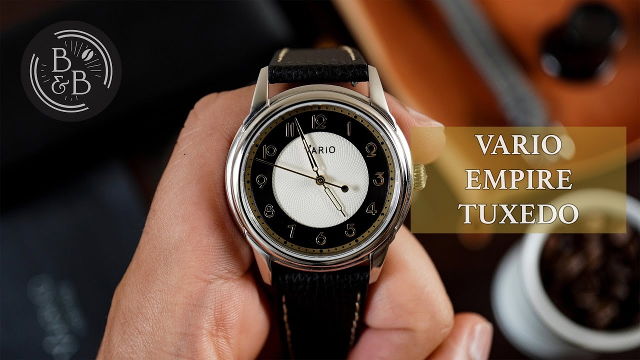 Vario Empire Tuxedo – White & Gold – Beans & Bezels