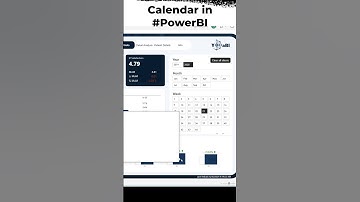 Calendar in #powerbi #visualization