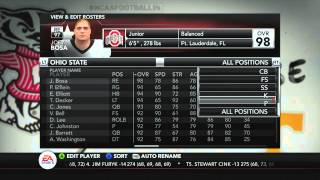 NCAA Football 2016 roster update (NCAA Football 14 Xbox 360, ps3) screenshot 3