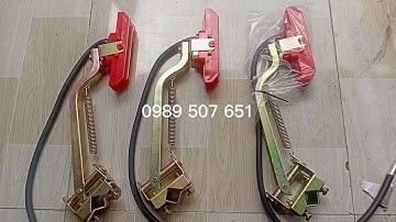 Tat lấy điện cầu trục 1P 200A, chổi quét điẹn 200A Eunchange ECC-1-005, chổi điện cầu trục  Hàn Quốc