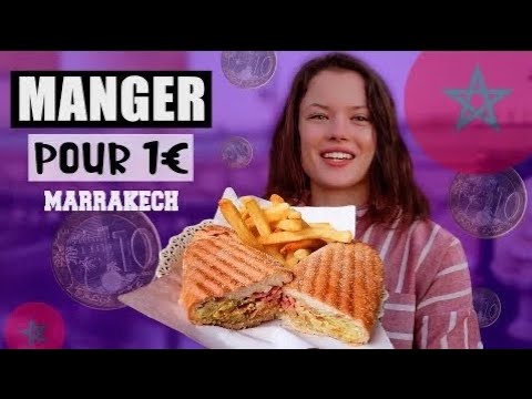 JE MANGE (beaucoup) AVEC 1€ À MARRAKECH (au Maroc) 🇲🇦 - Claire
