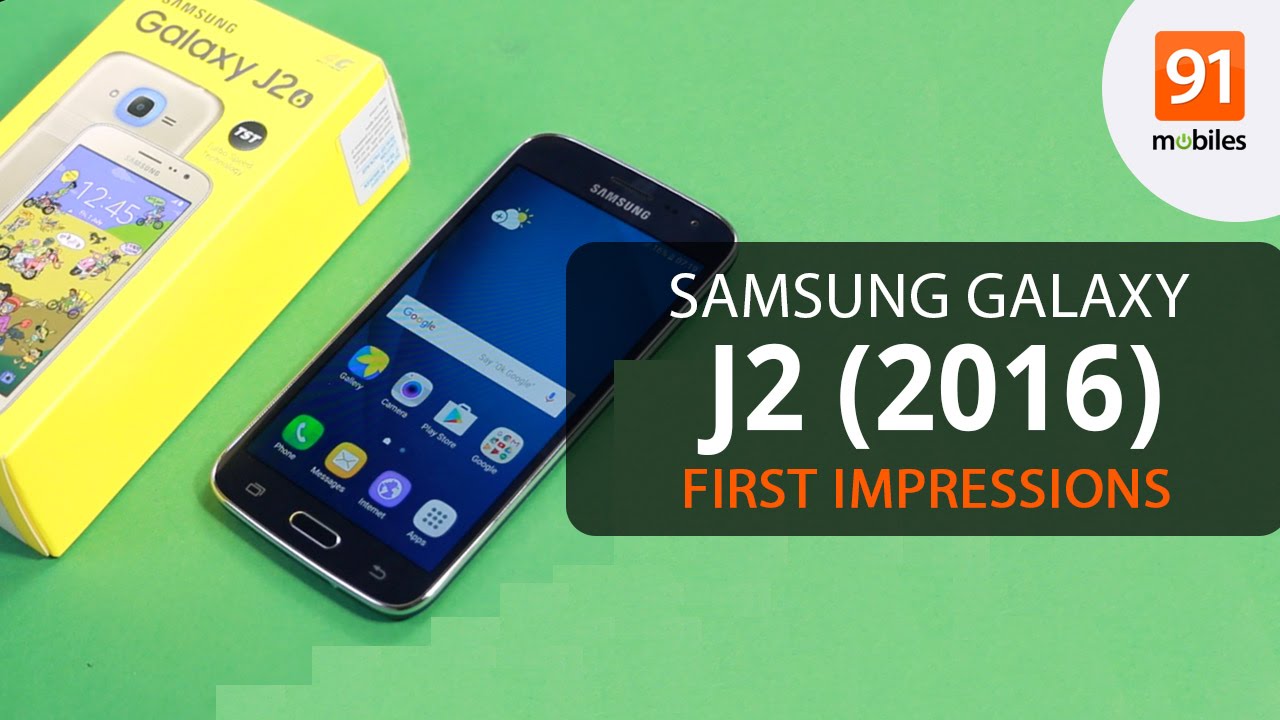 Samsung Galaxy J2 16 Unboxing And First Look Hands On Price Youtube