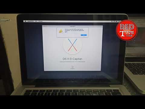 पुनर्स्थापना Mac OSX समस्या को ठीक करना "स्थापना तैयार करते समय त्रुटि हुई।"