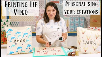 Adding Personalisation To Your Printing - Printing Tip Video - The Arty Crafty Place